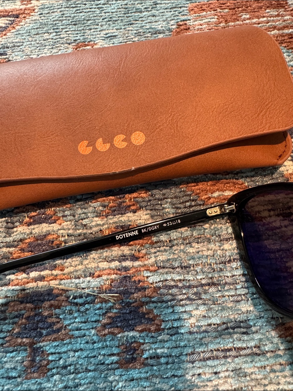 DOEN by Garrett Leight Black Doyenne Sunglasses - Picture 4 of 4